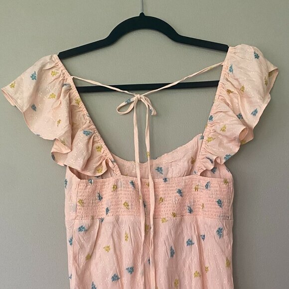 NWT Anthropologie Scallop Babydoll Midi Dress Size XS - Picture 7 of 8